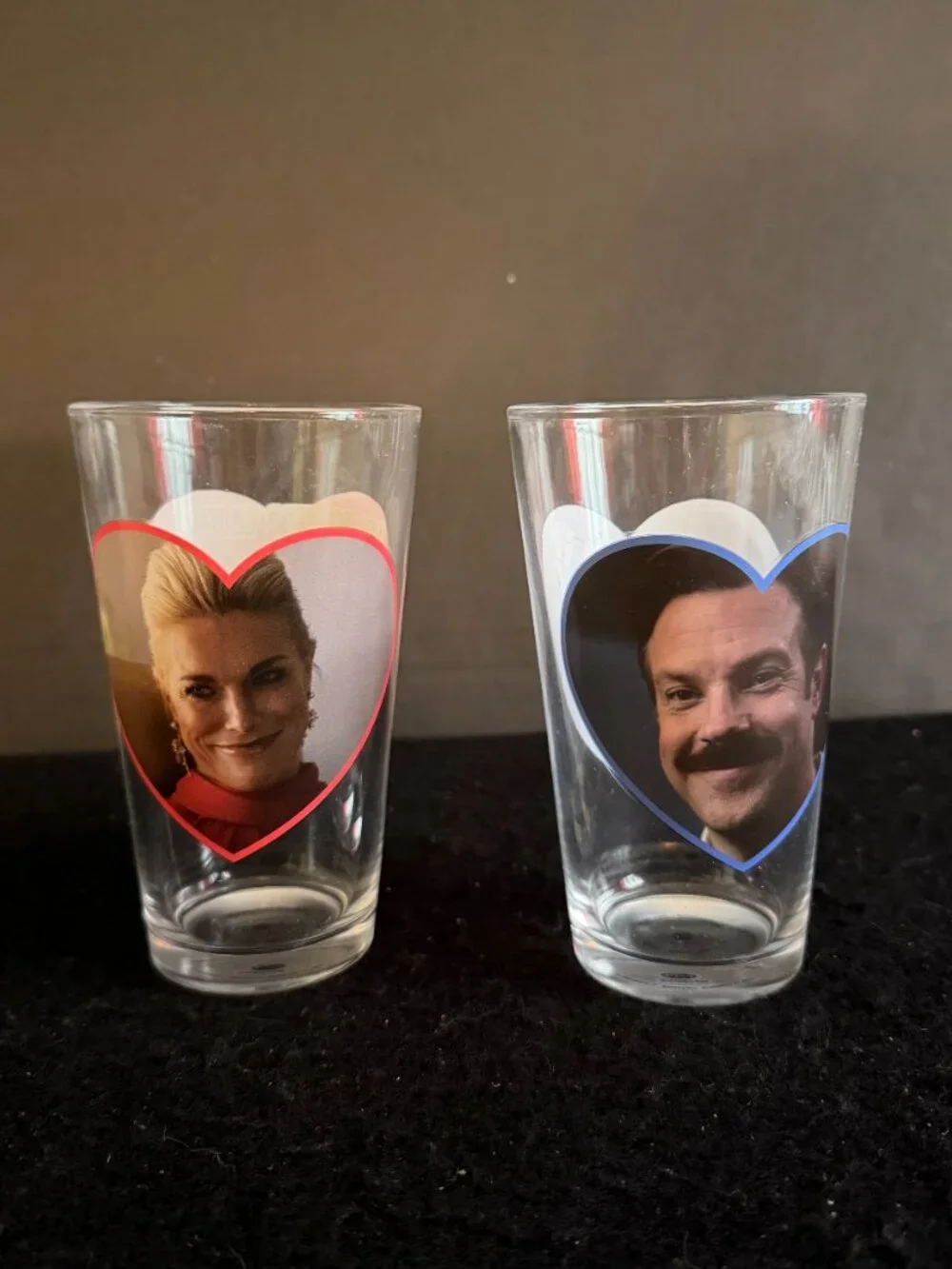 NIB ‘Ted Lasso’Valentine Glassware